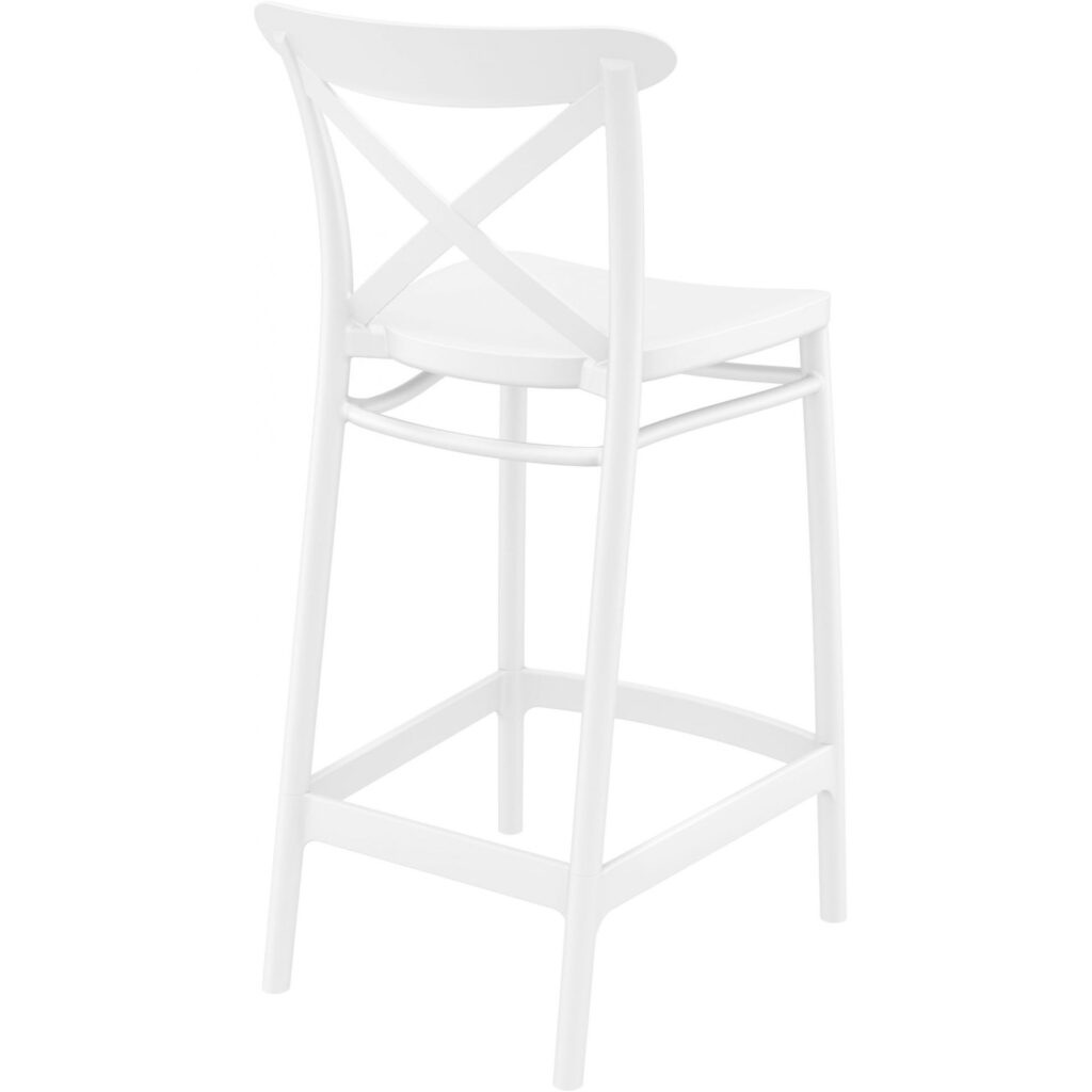 Cross Barstool 65 – White image