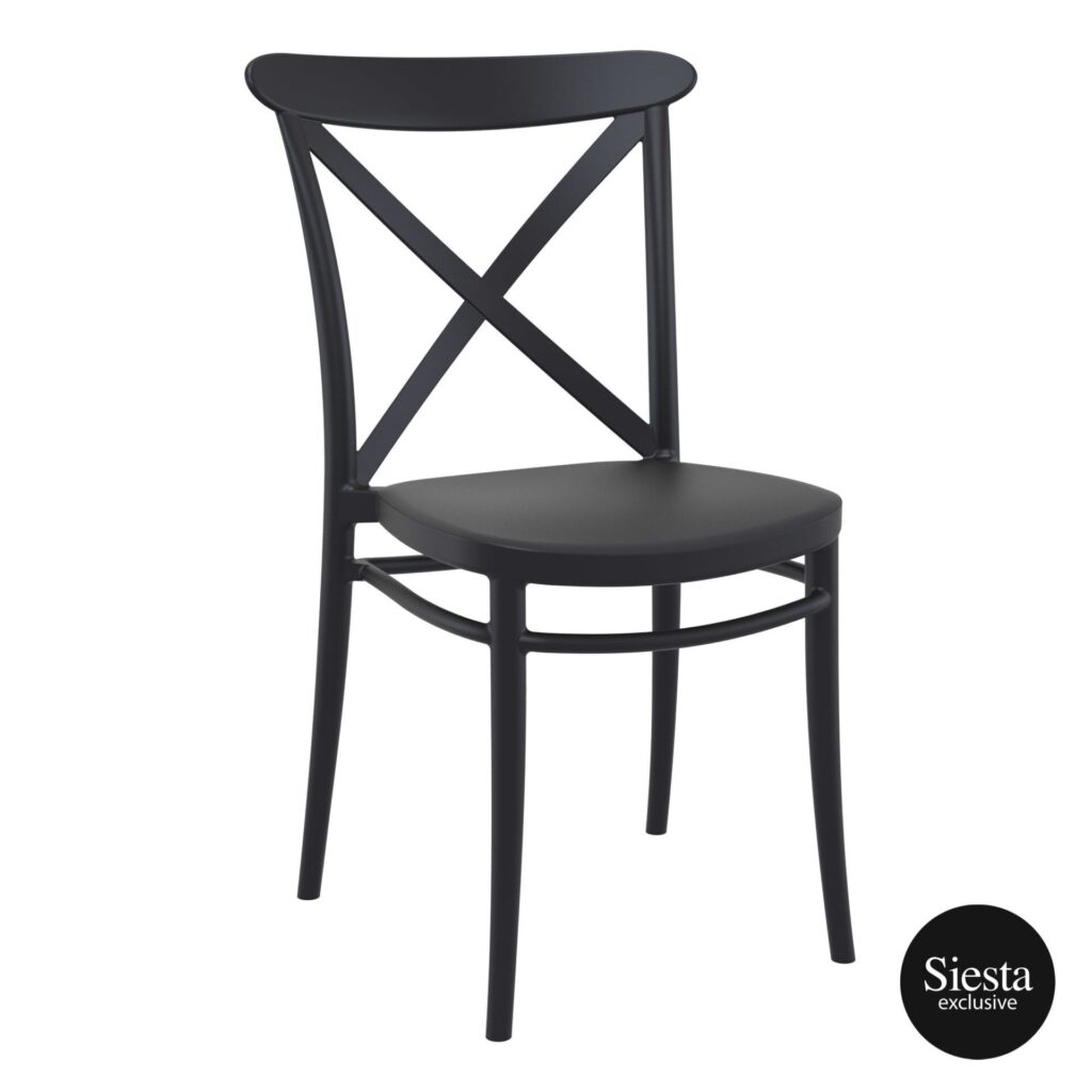 Cross Chair – Black image