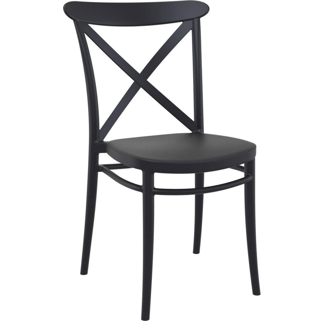 Cross Chair – Black image