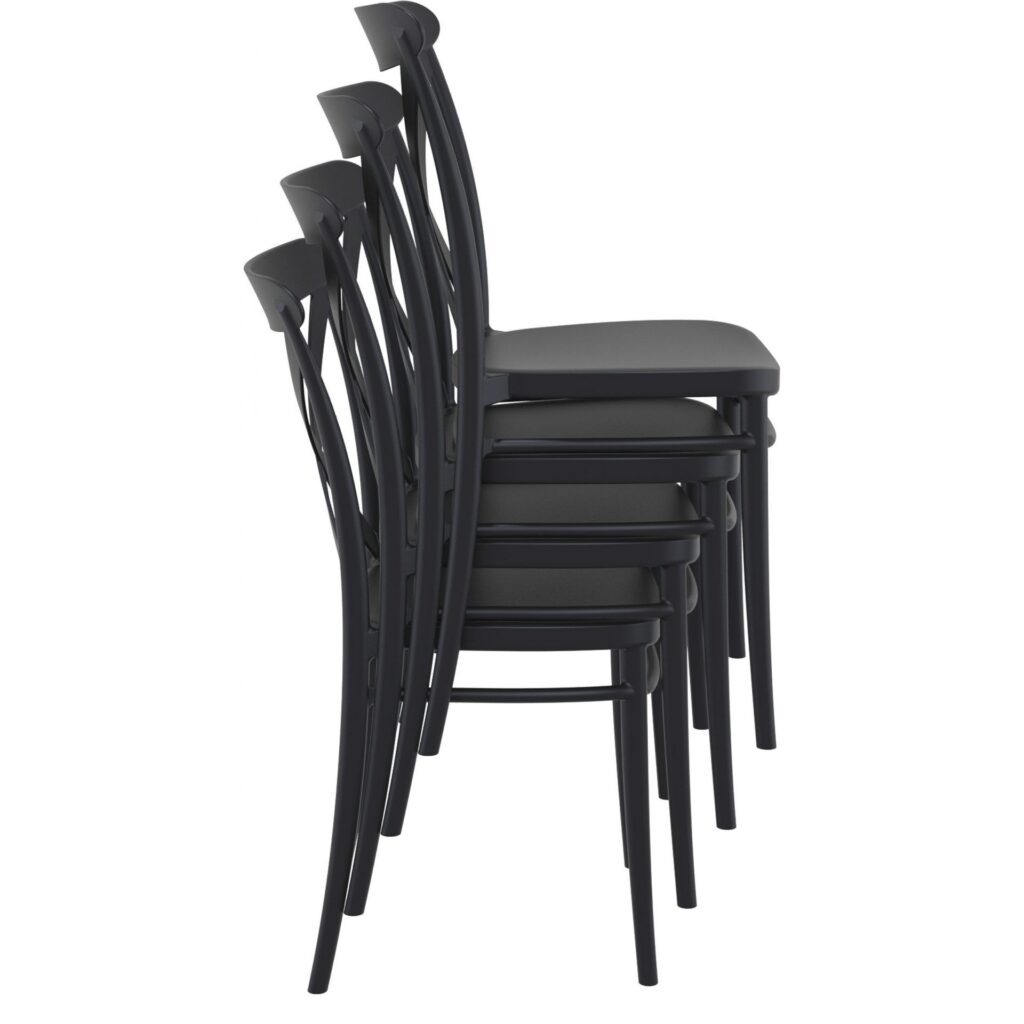 Cross Chair – Black image