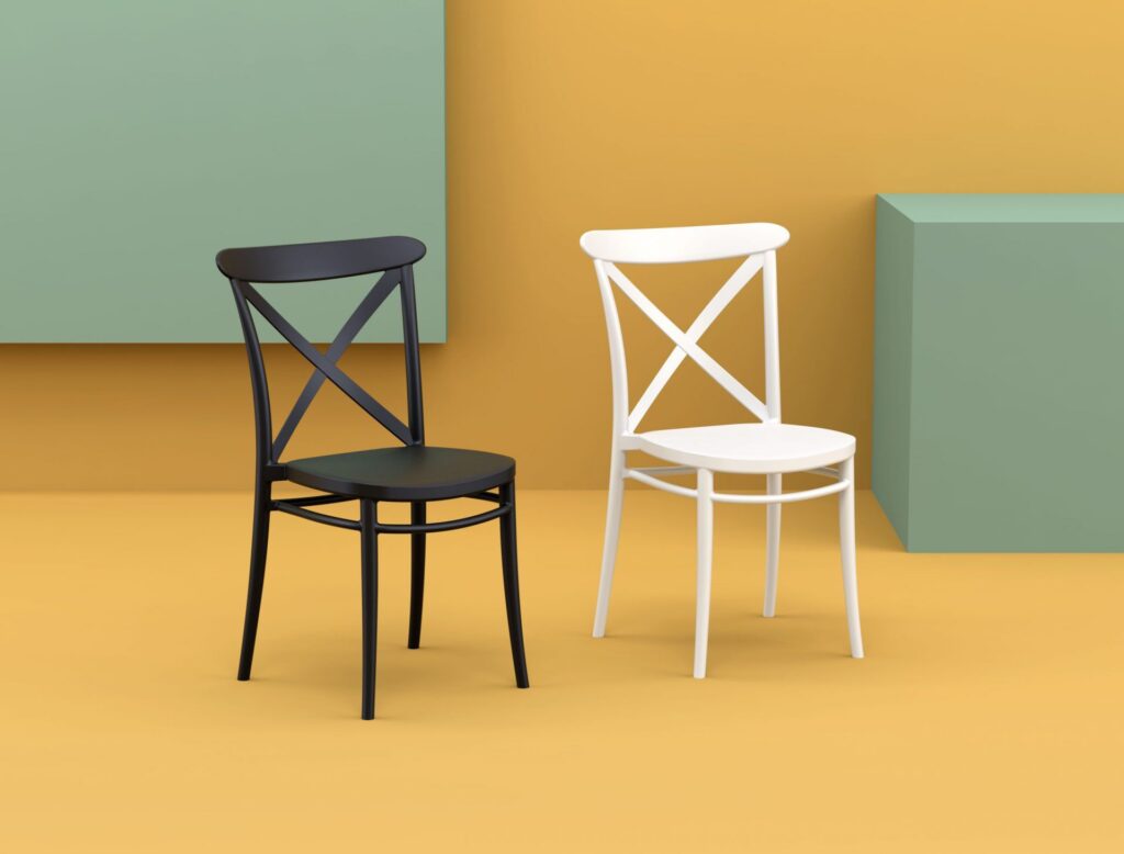 Cross Chair – Black image