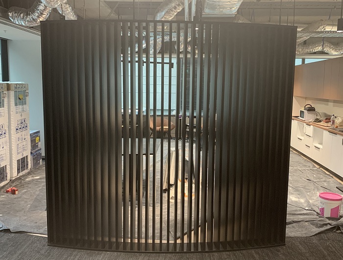 Curved Slat Wall image