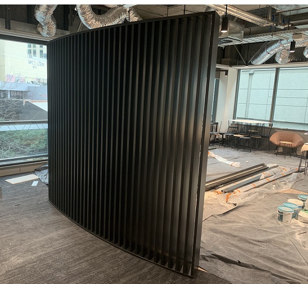 Curved Slat Wall image