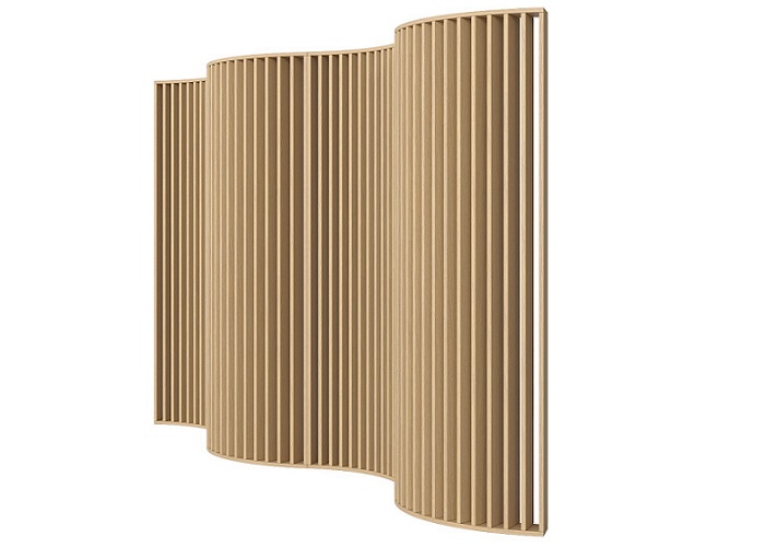 Curved Snake Slat Wall image