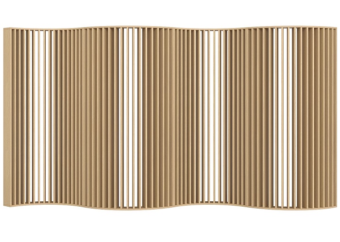 Curved Snake Slat Wall image
