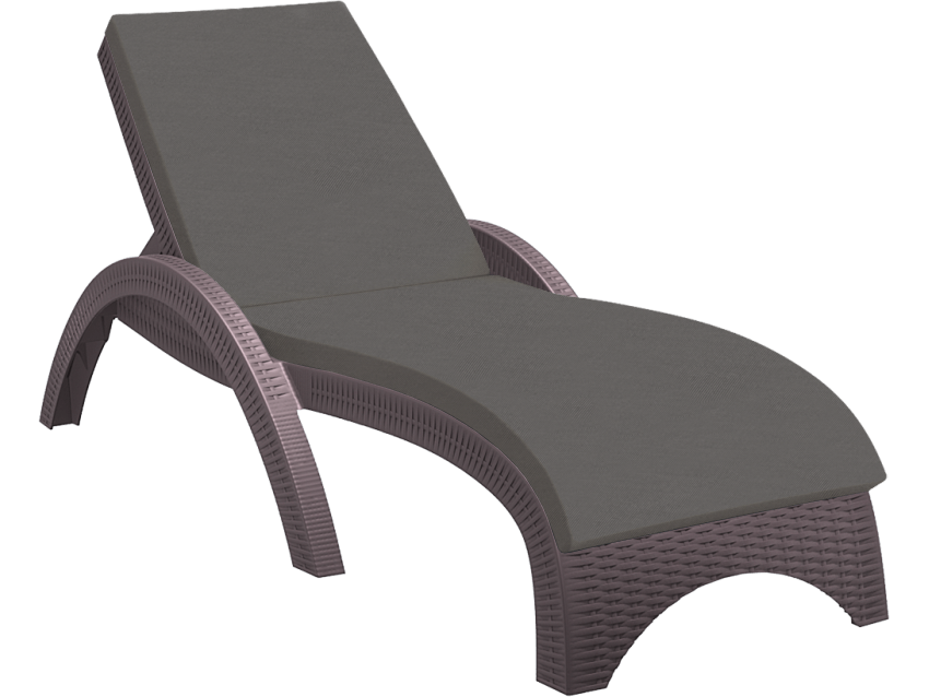 Cushion Anthracite – Fiji Sunlounger (HQ Fabric) image