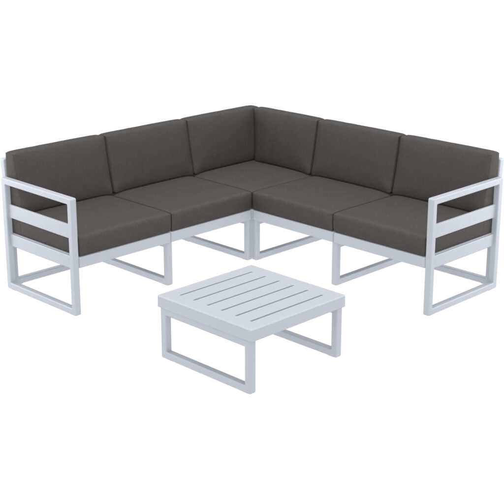 Cushion Beige – Mykonos Corner Back Rest (HQ Fabric) image
