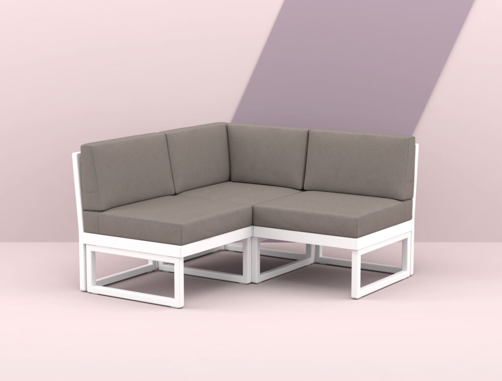 Cushion Beige – Mykonos Corner Back Rest (HQ Fabric) image