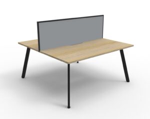 Eternity Double Sided Workstation With Screens (6000W x 1200H x 1530D)