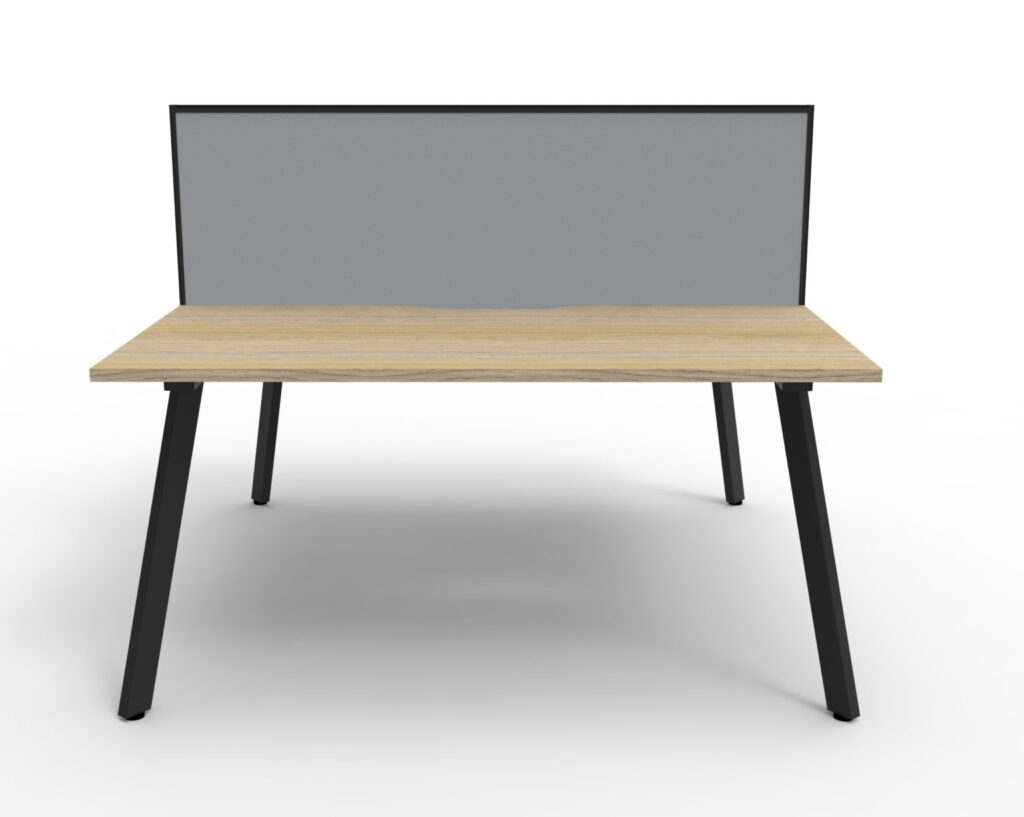 Eternity Double Sided Workstation With Screens (1800W x 1200H x 1530D) image