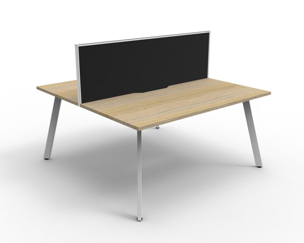 Eternity Double Sided Workstation With Screens (5400W x 1200H x 1530D) image