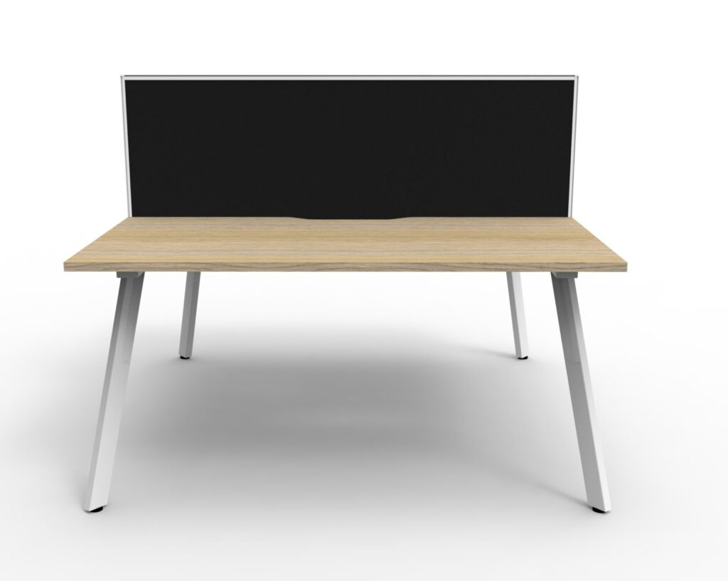 Eternity Double Sided Workstation With Screens (1800W x 1200H x 1530D) image
