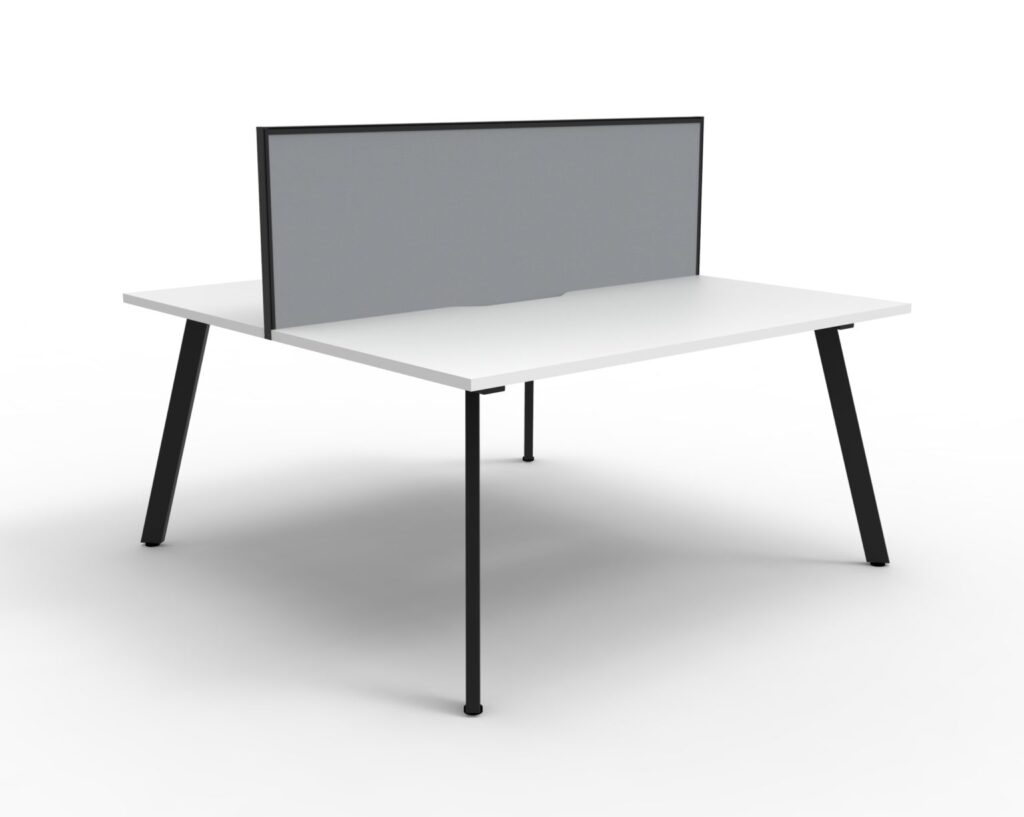 Eternity Double Sided Workstation With Screens (1800W x 1200H x 1530D) image