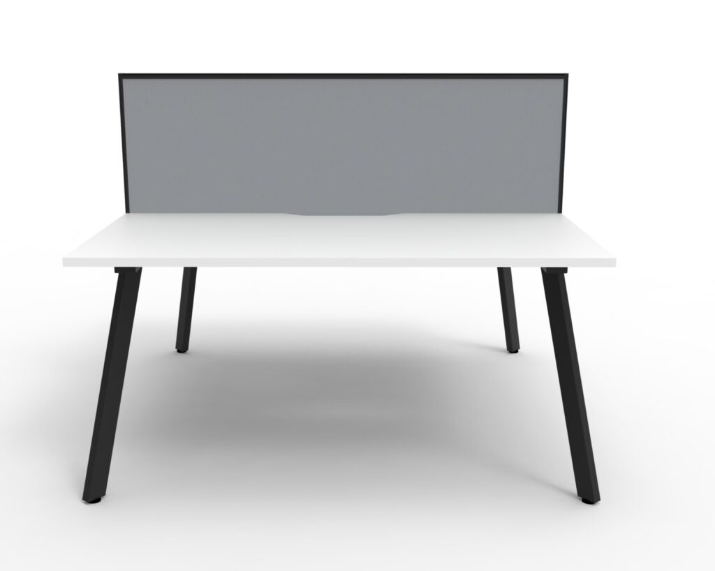 Eternity Double Sided Workstation With Screens (1800W x 1200H x 1530D) image
