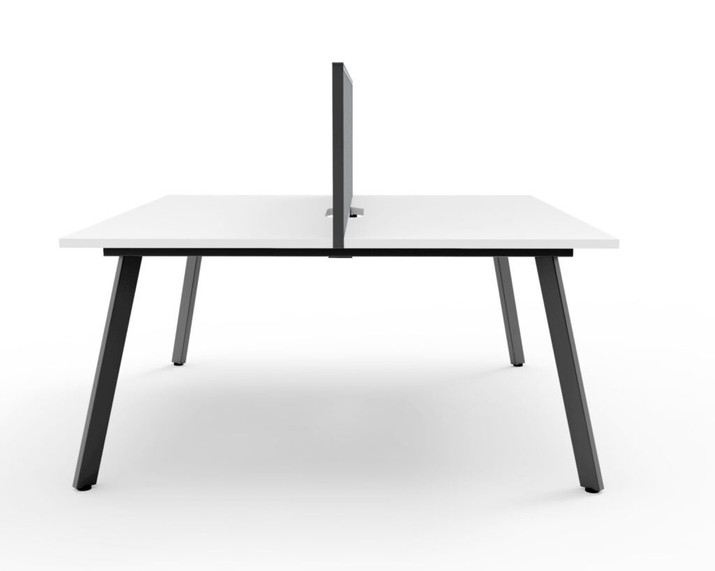 Eternity Double Sided Workstation With Screens (1500W x 1200H x 1530D) image