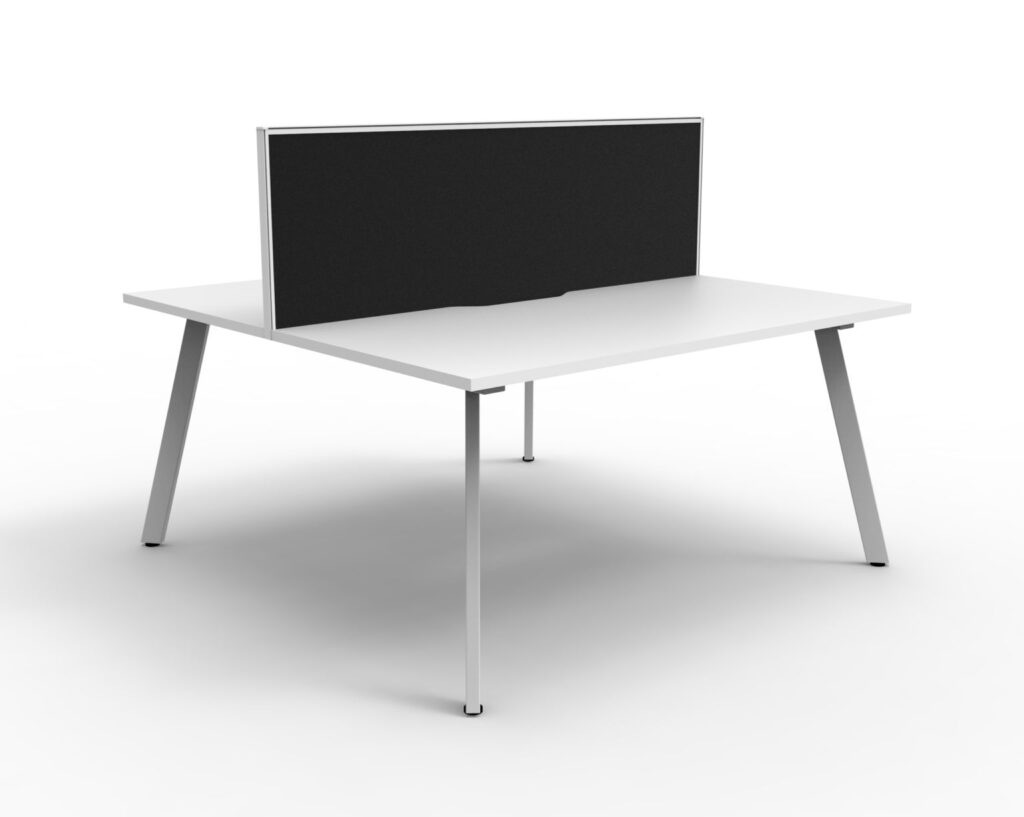 Eternity Double Sided Workstation With Screens (1800W x 1200H x 1530D) image