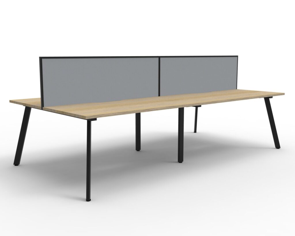 Eternity Double Sided Workstation With Screens (5400W x 1200H x 1530D) image