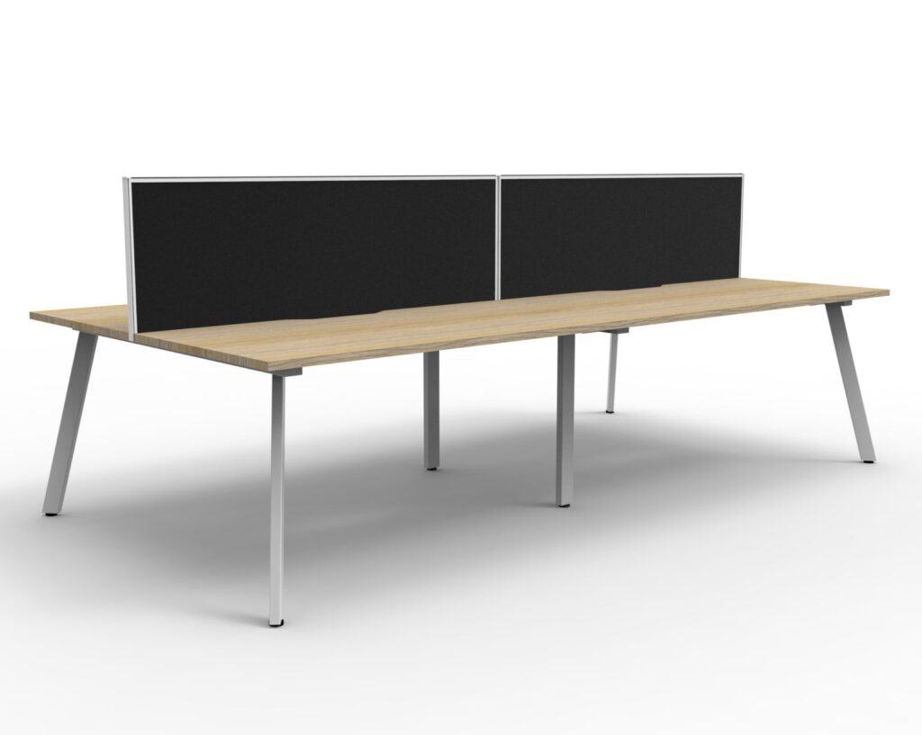 Eternity Double Sided Workstation With Screens (5400W x 1200H x 1530D) image