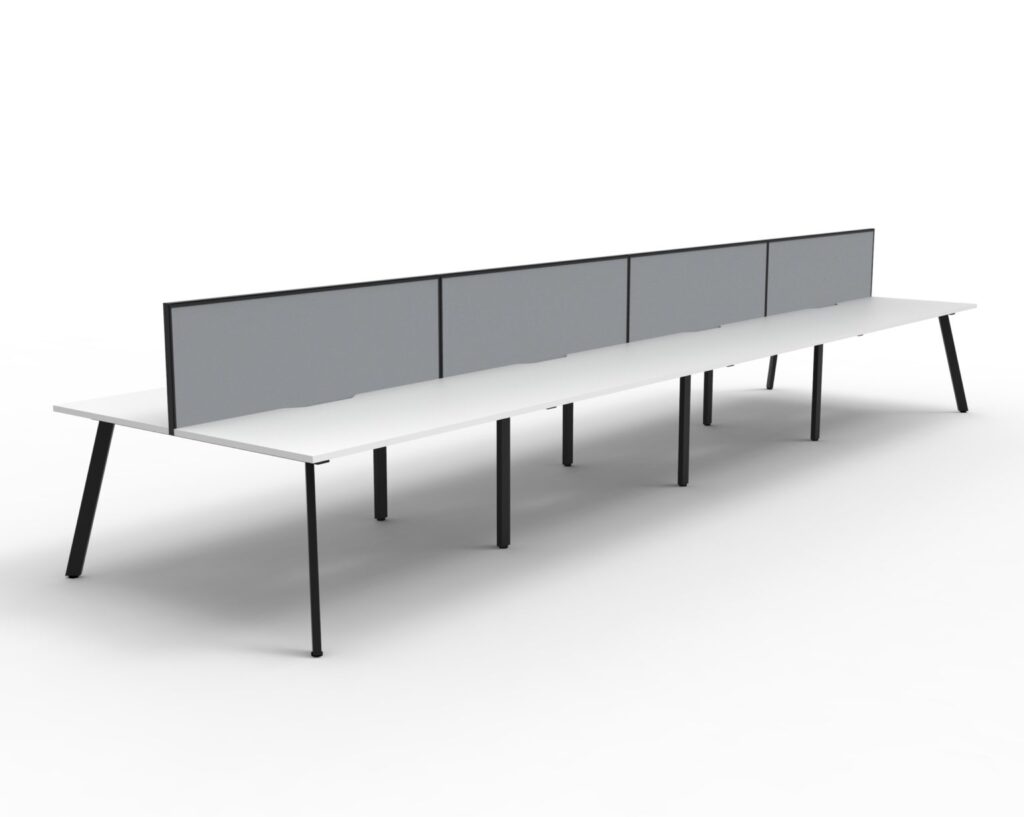 Eternity Double Sided Workstation With Screens (6000W x 1200H x 1530D) image