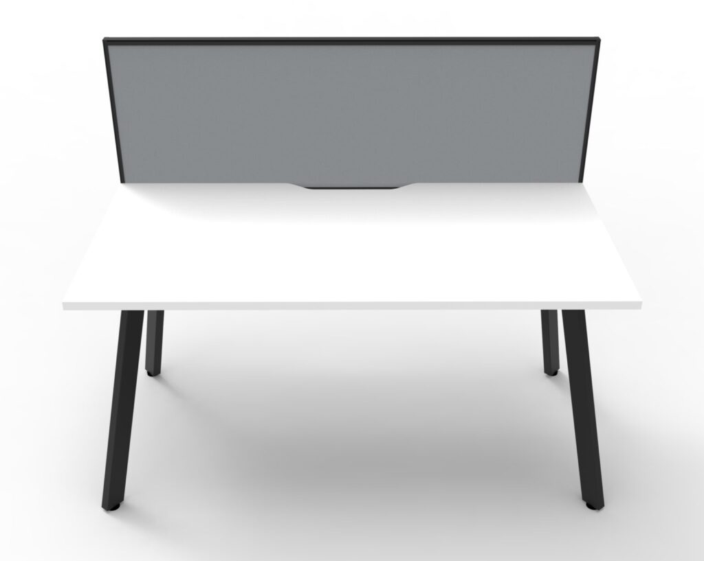 Eternity Single Sided Workstation with Screens (3600W x 1200H x 780D) image