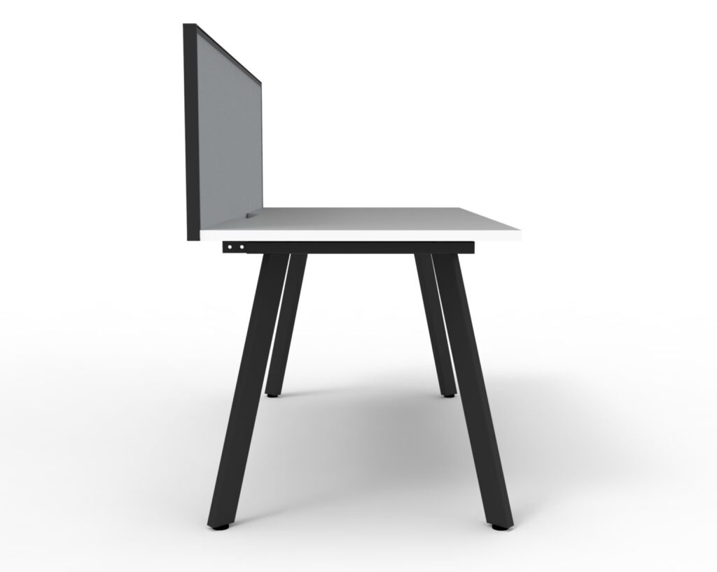 Eternity Single Sided Workstation with Screens (7200W x 1200H x 780D) image
