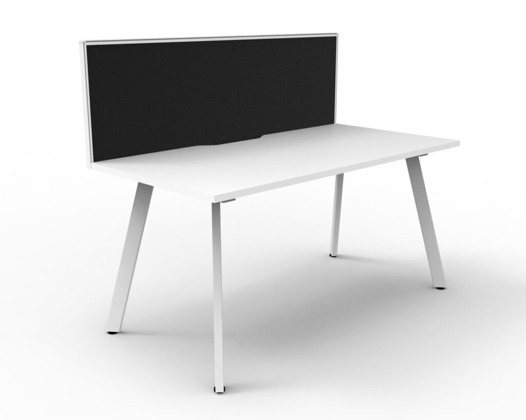Eternity Single Sided Workstation with Screens (3600W x 1200H x 780D) image
