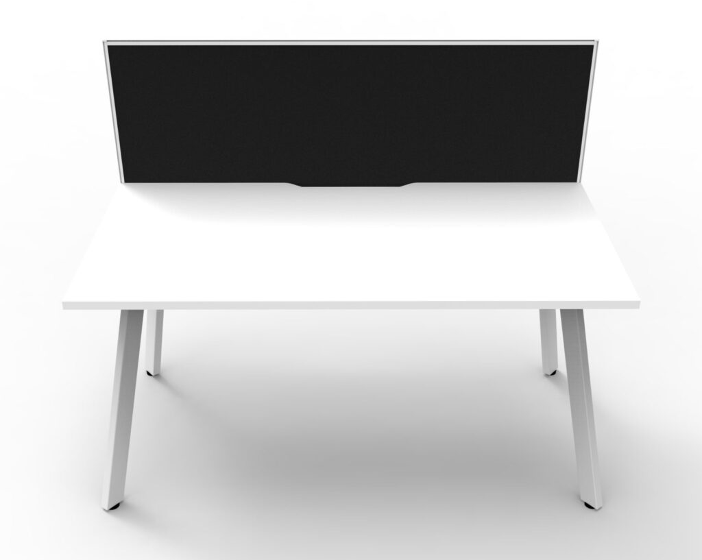Eternity Single Sided Workstation with Screens (3600W x 1200H x 780D) image