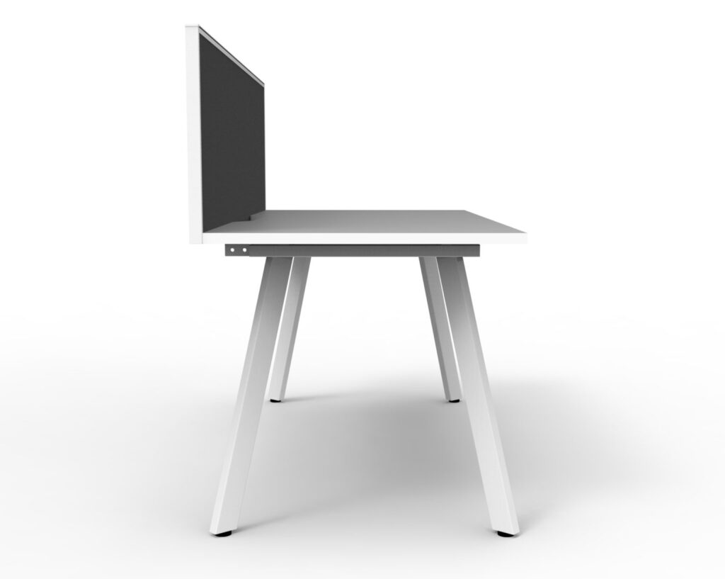 Eternity Single Sided Workstation with Screens (4800W x 1200H x 780D) image