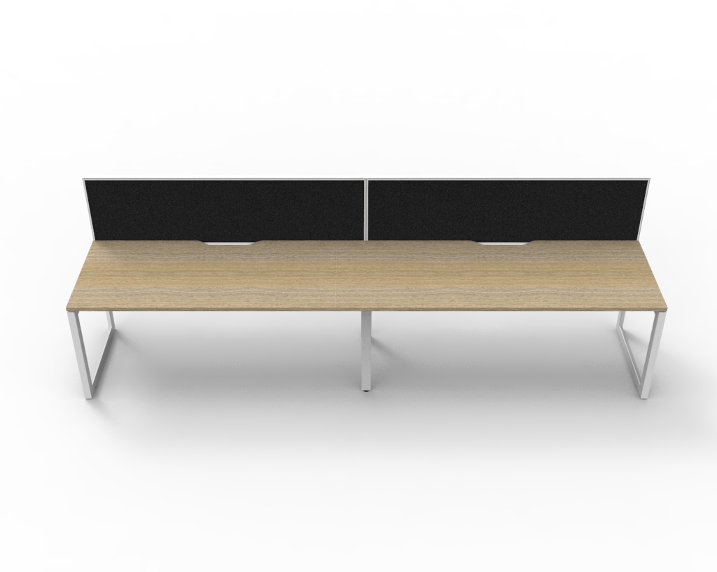 Deluxe Loop Leg Single With Screen (2400W x 1200H x 780D) image