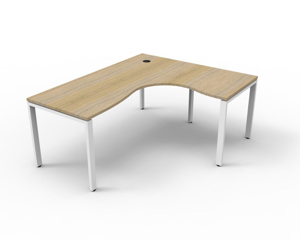 Deluxe Profile Leg Corner Workstation (1500W x 730H x 1500D) image