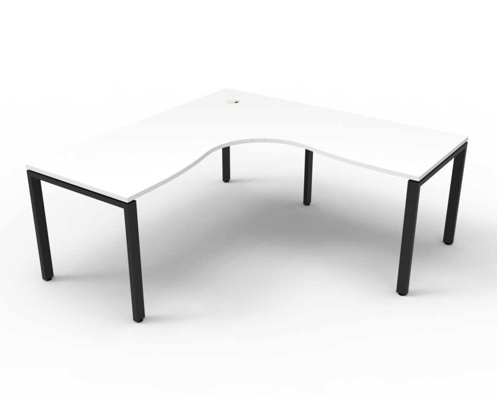 Deluxe Profile Leg Corner Workstation (1500W x 730H x 1500D) image
