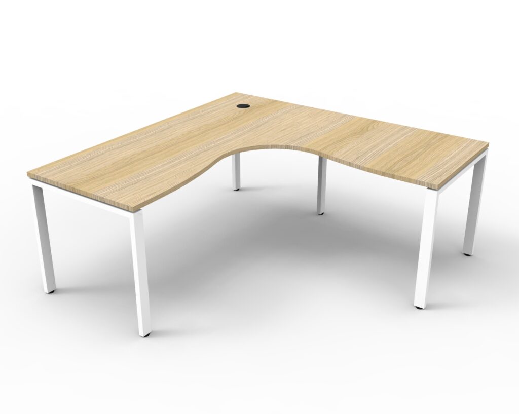 Deluxe Profile Leg Corner Workstation (1500W x 730H x 1500D) image