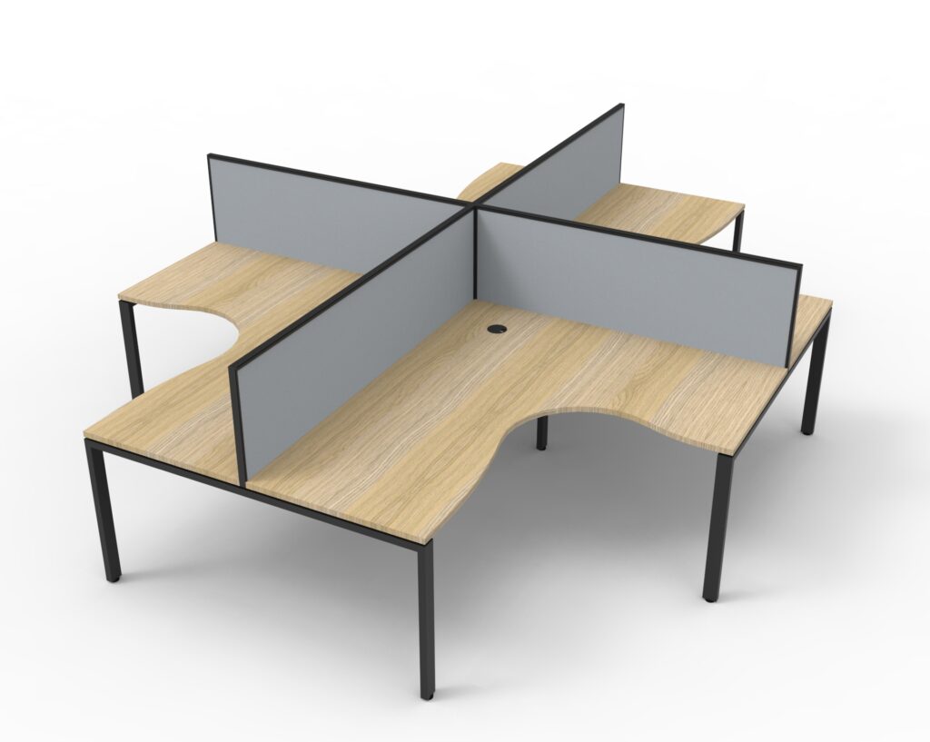 Deluxe Profile Leg Corner Workstation (3030W x 1200H x 3030D) image