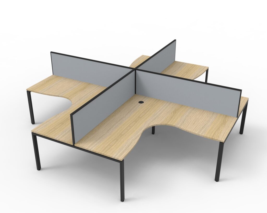 Deluxe Profile Leg Corner Workstation (3030W x 1200H x 3030D) image