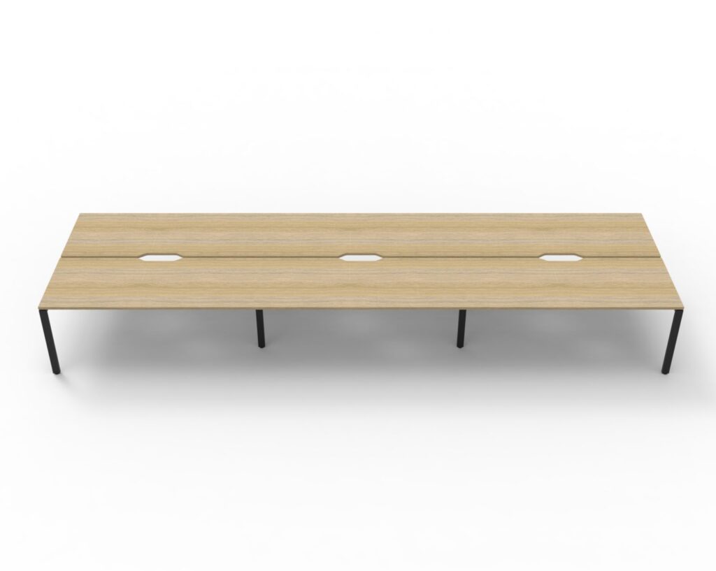 Deluxe Profile Leg Double No Screen (2400W x 730H x 1530D) image