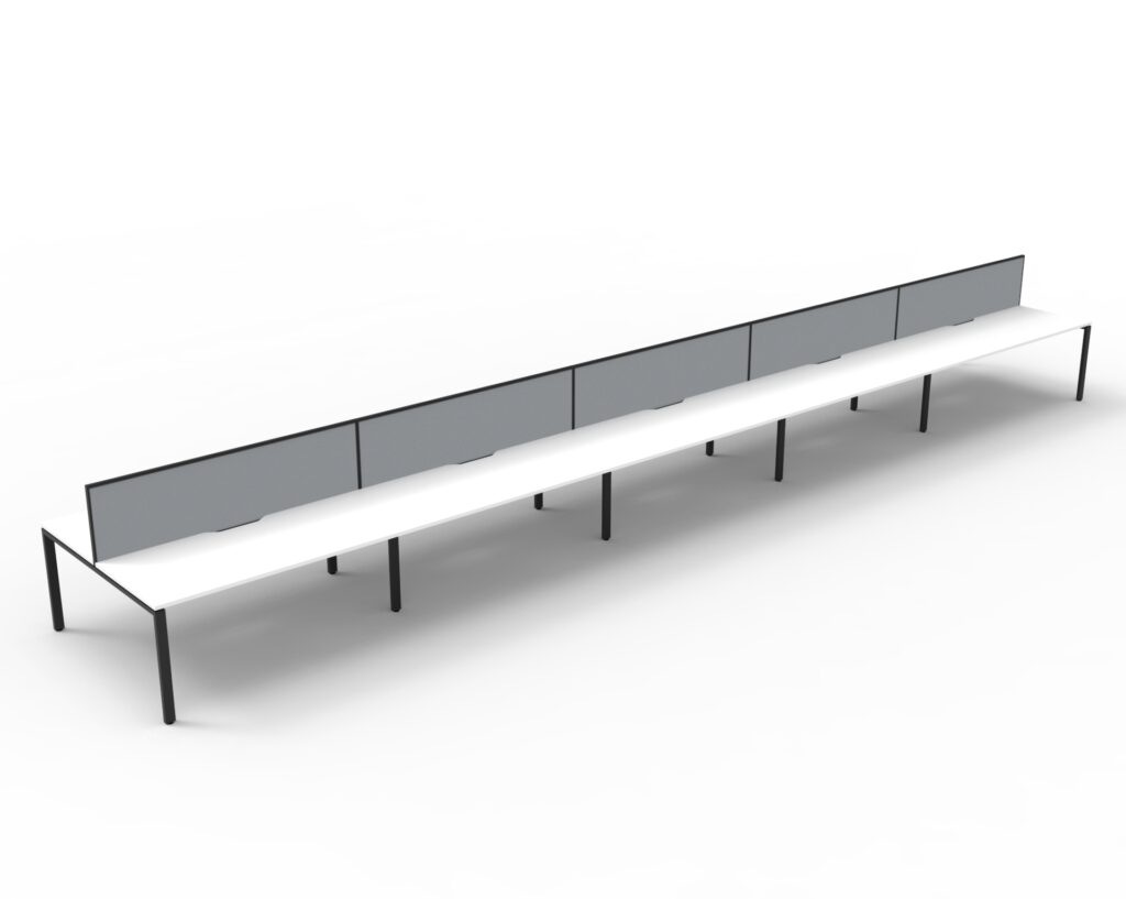 Deluxe Profile Leg Double With Screen (3000W x 1200H x 1530D) image