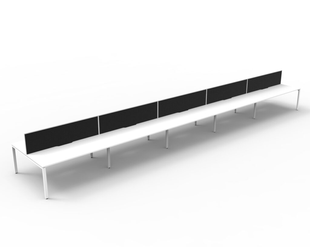 Deluxe Profile Leg Double With Screen (4800W x 1200H x 1530D) image