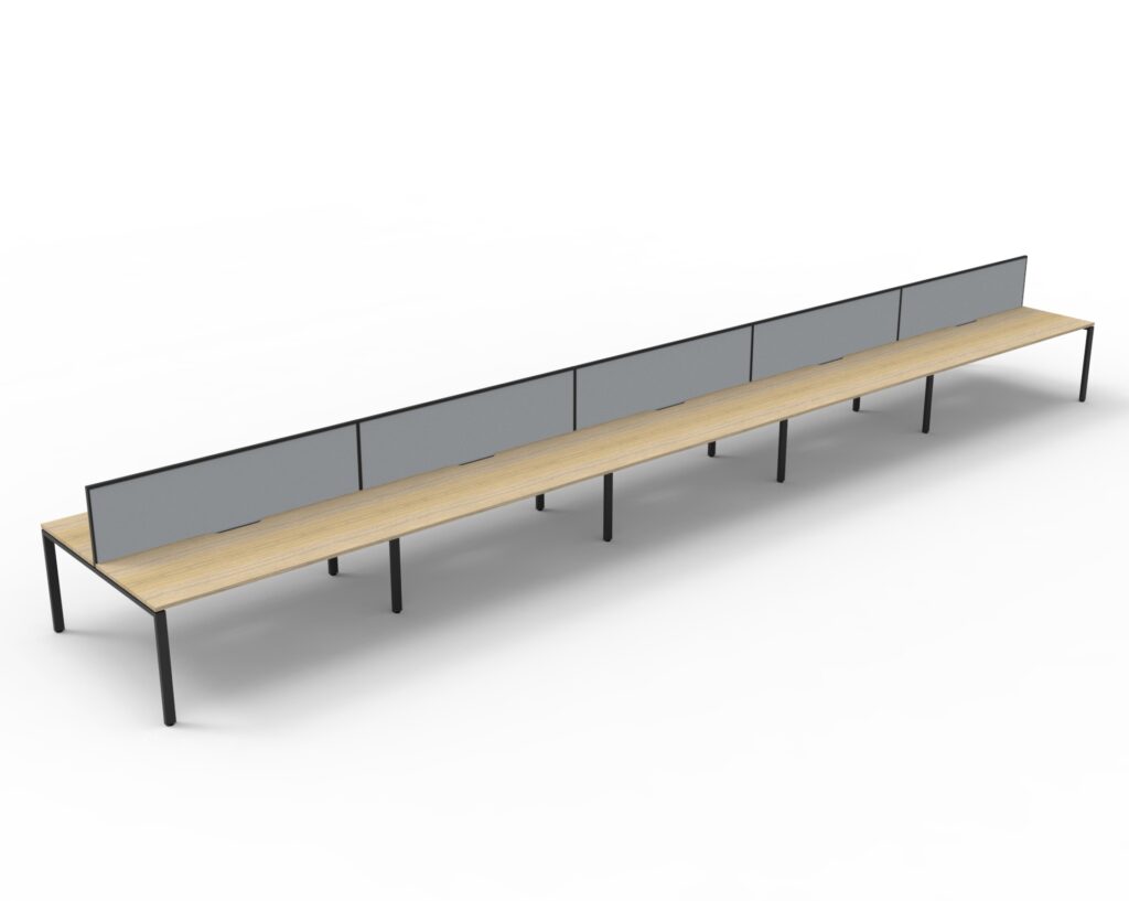 Deluxe Profile Leg Double With Screen (3000W x 1200H x 1530D) image