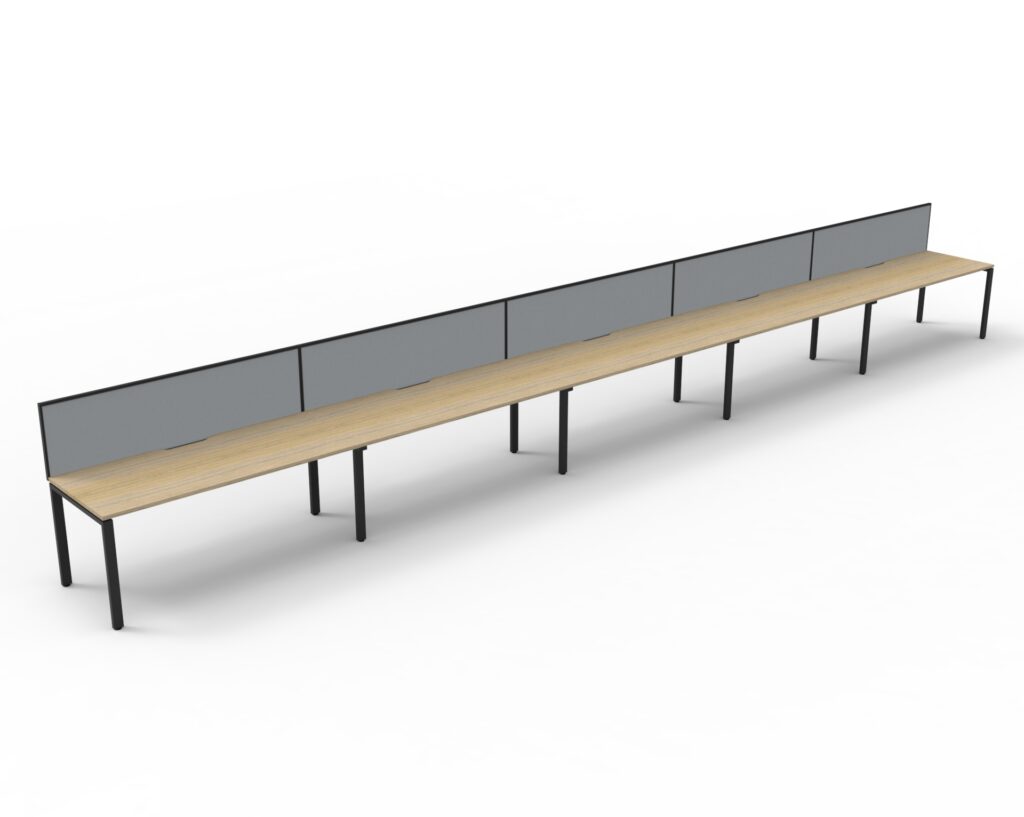 Deluxe Profile Leg Single With Screen (2400W x 730H x 780D) image