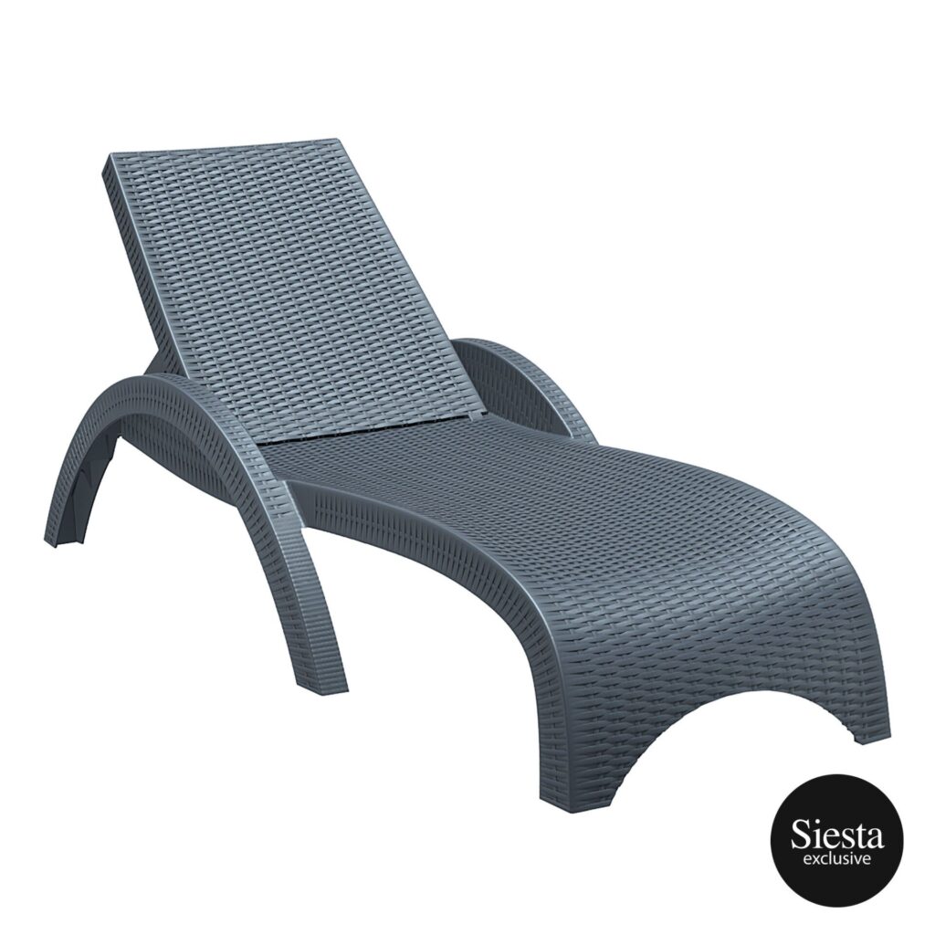 Fiji Sunlounger – Anthracite image