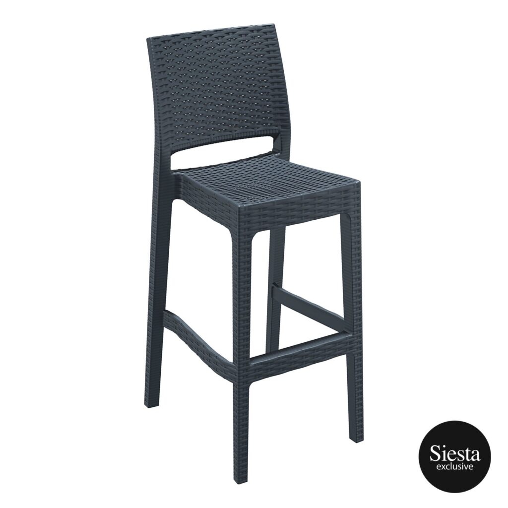 Jamaica Barstool – Anthracite image