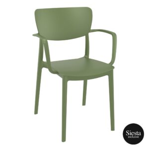 Lisa Armchair – Olive Green