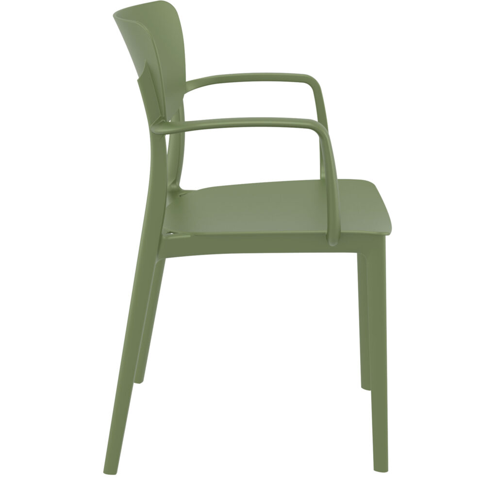 Lisa Armchair – Olive Green image