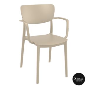 Lisa Armchair – Taupe