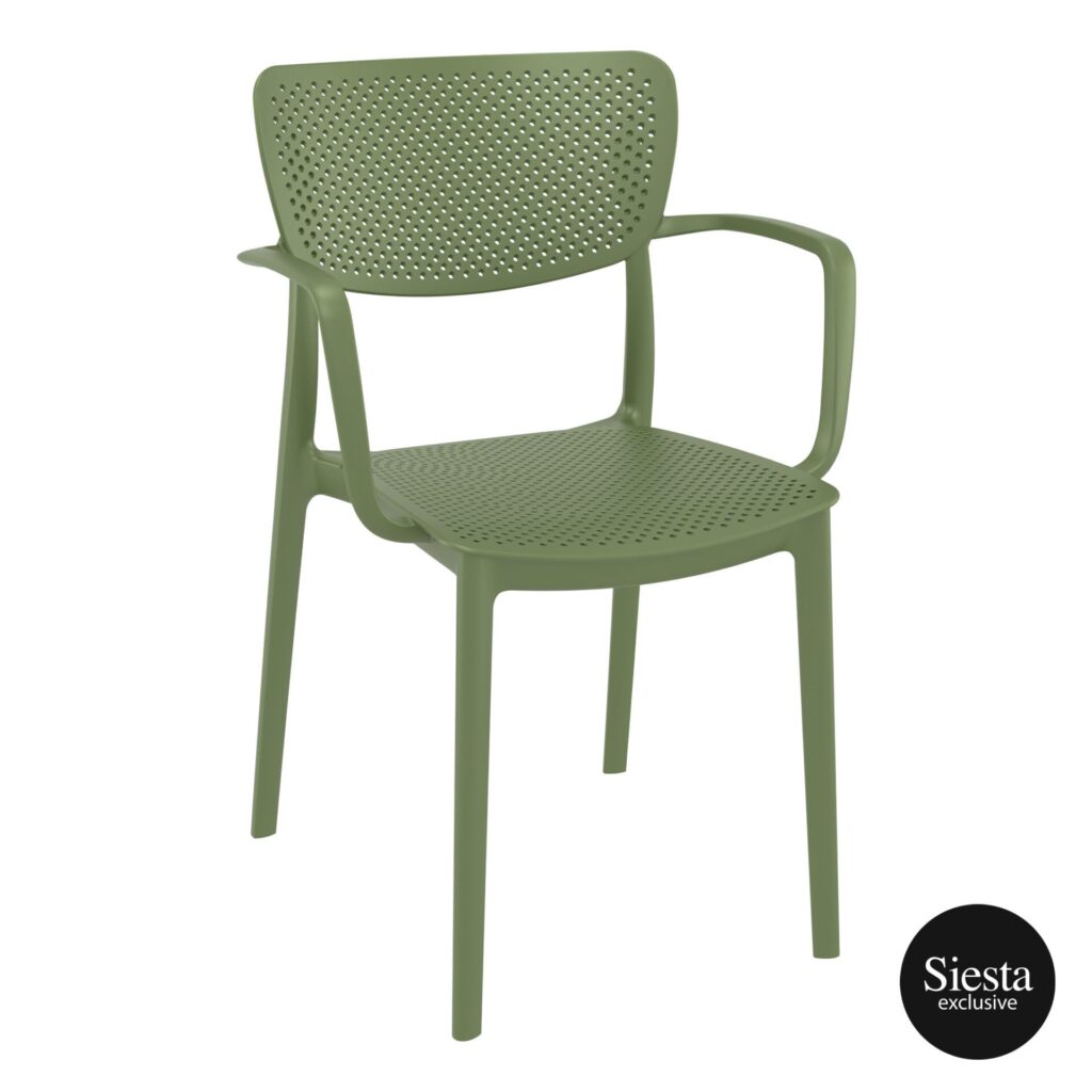 Loft Armchair – Olive Green image