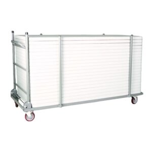 Manhattan Trestle Package - 10x Tables 2420 x 760mm Rectangle - with 1x Trolley