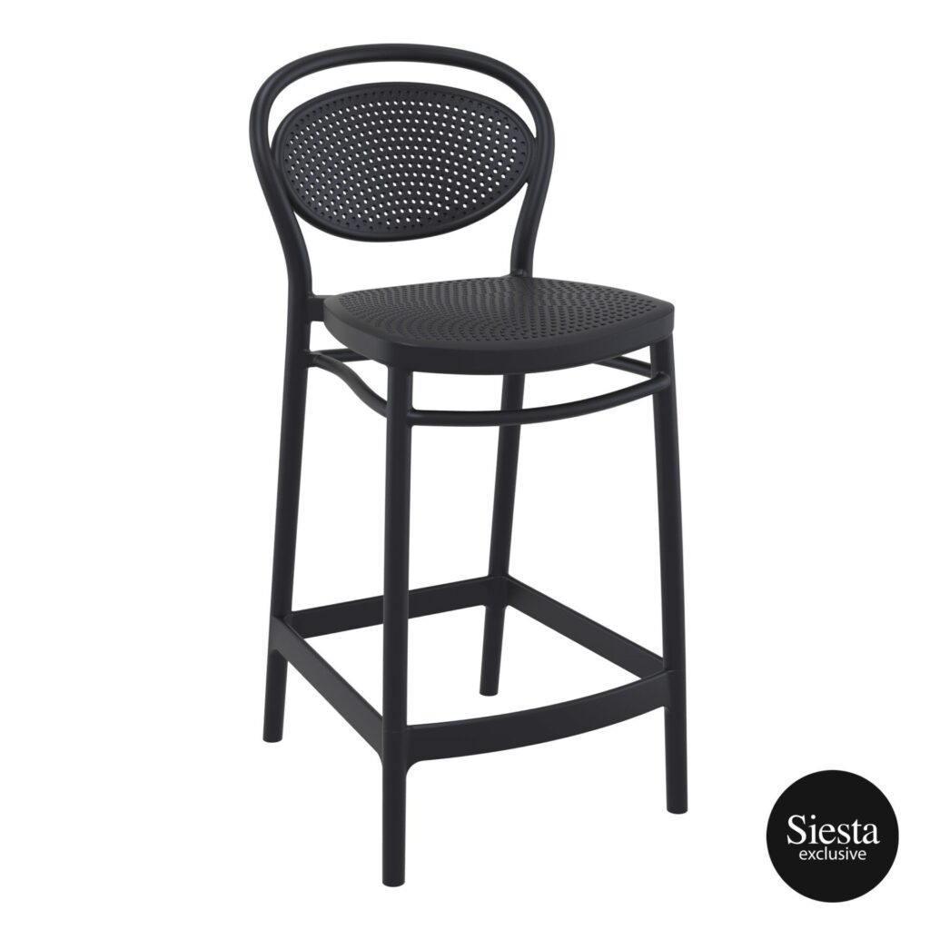 Marcel Barstool 65 – Black image