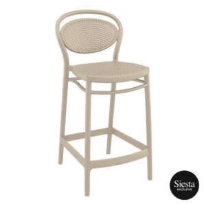 Marcel Barstool 65 - Taupe