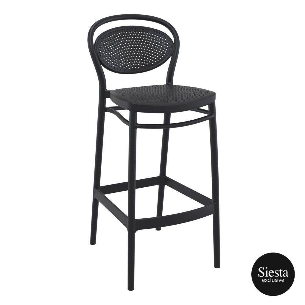 Marcel Barstool 75 – Black image