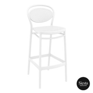 Marcel Barstool 75 - White